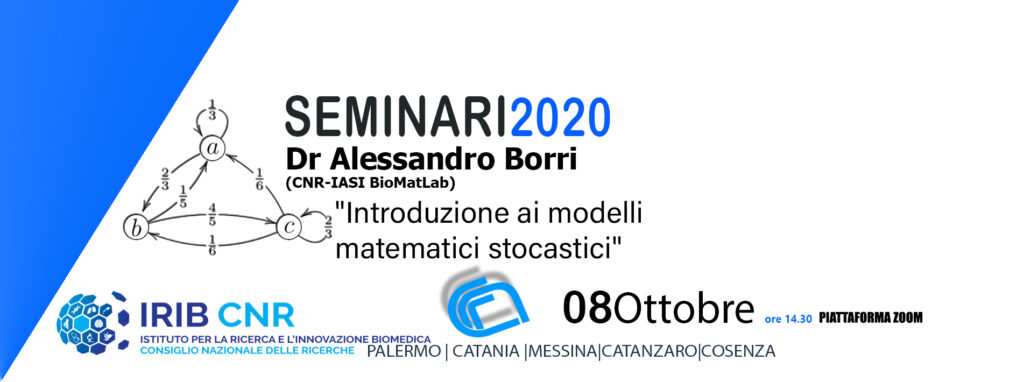 1° Seminario Dr. Alessandro Borri: “Introduzione ai modelli matematici stocastici”
