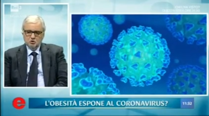 RAI3 ELISIR: Obesità e Coronavirus Intervista A Giuseppe Insalaco, Primo Ricercatore IRIB CNR. 30/09/2020