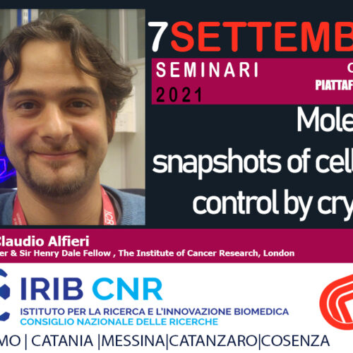 Seminario: Dott. Claudio Alfieri. 7 Settembre 2021