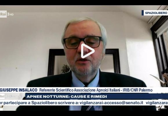 RAI Parlamento, Associazione Apnoici Italiani : Intervista a Giuseppe Insalaco, Pneumologo IRIB CNR Palermo