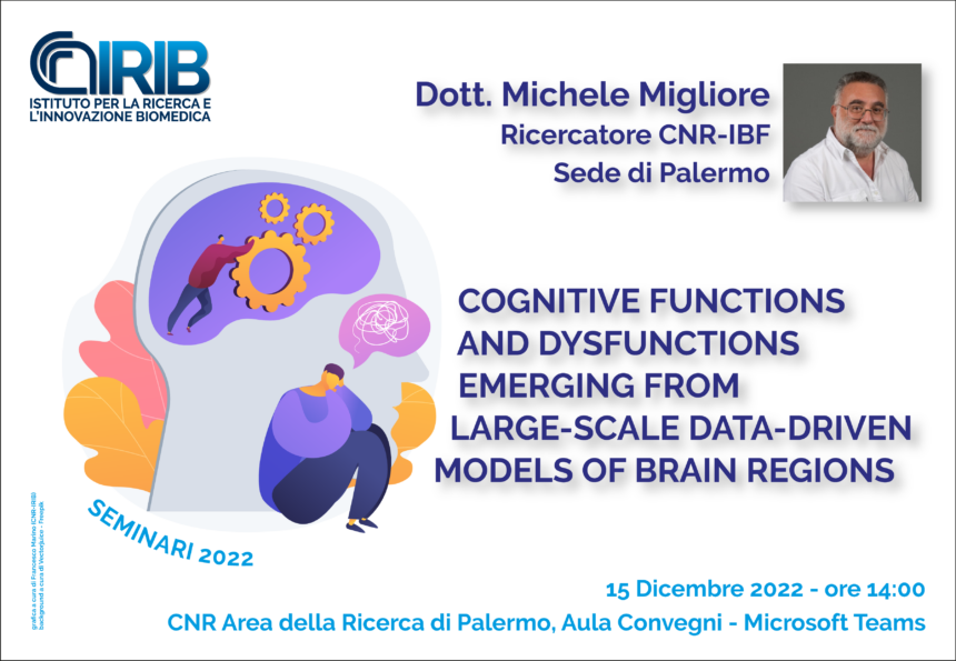 Seminario: Dott. Michele Migliore – 15 Dicembre 2022