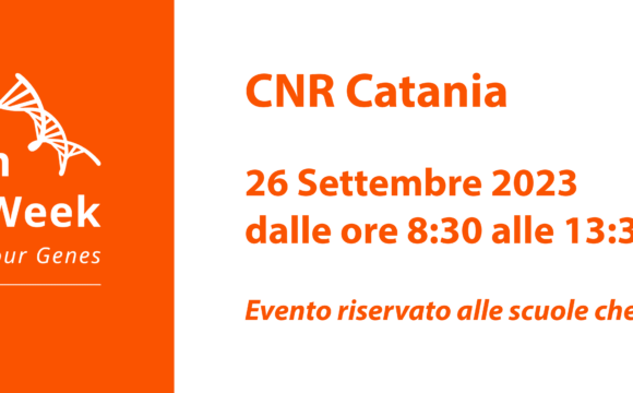BIOTECHWEEK 2023 – CNR Catania, 26 settembre 2023