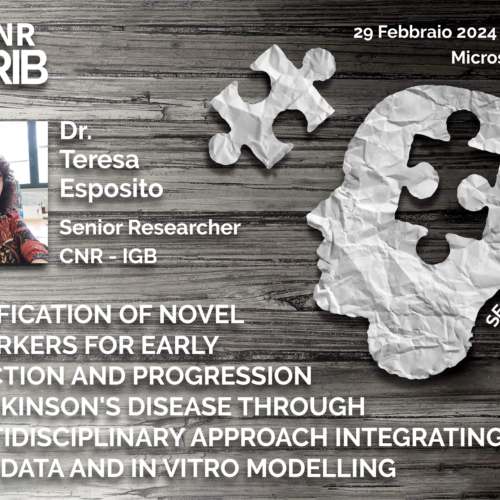 Seminario: Dr. Teresa Esposito – 29 Febbraio 2024